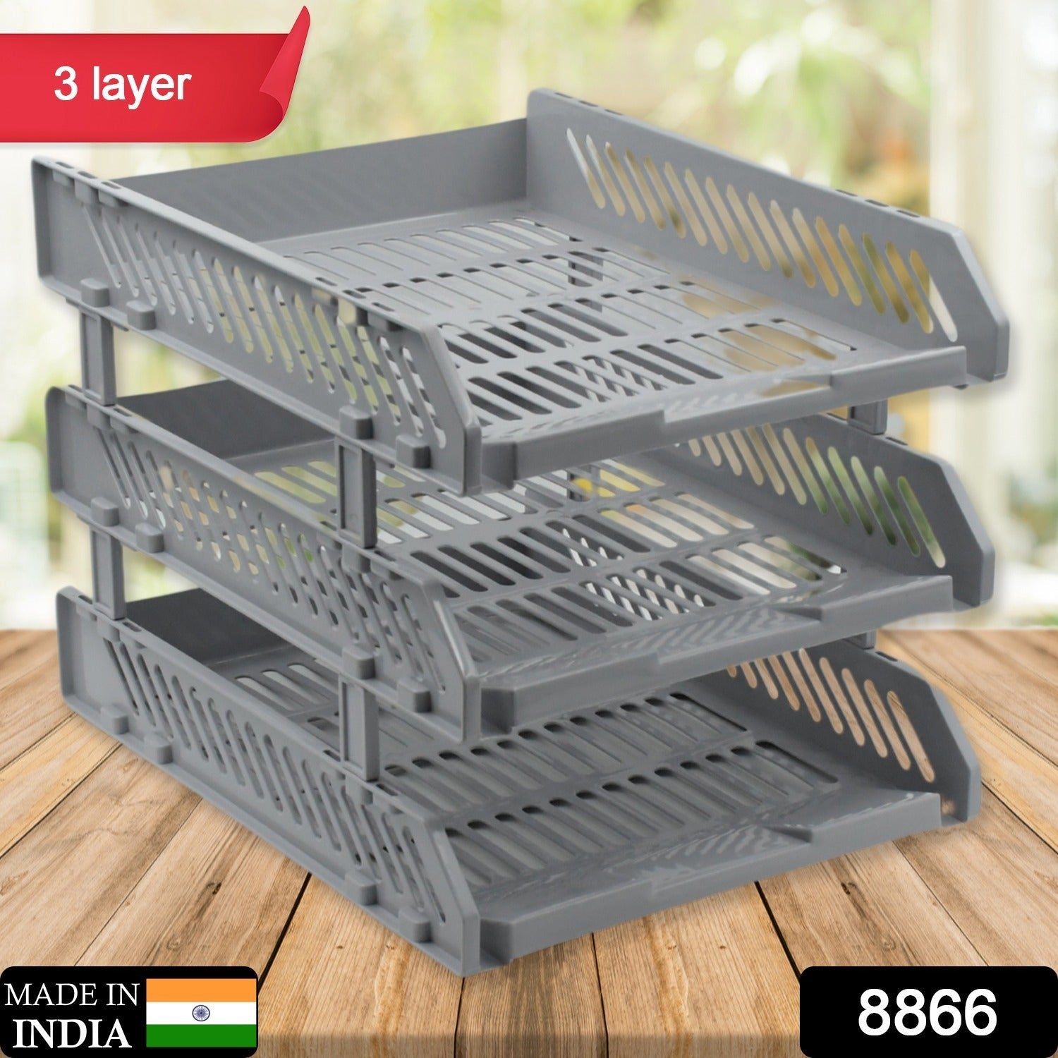 Multifunctional File Rack with Drawers: Desktop Storage for Office Supplies (4/3 Layers) Multifunctional File Rack with Drawers: Desktop Storage for Office Supplies (4/3 Layers)